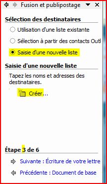 Word Etape 3